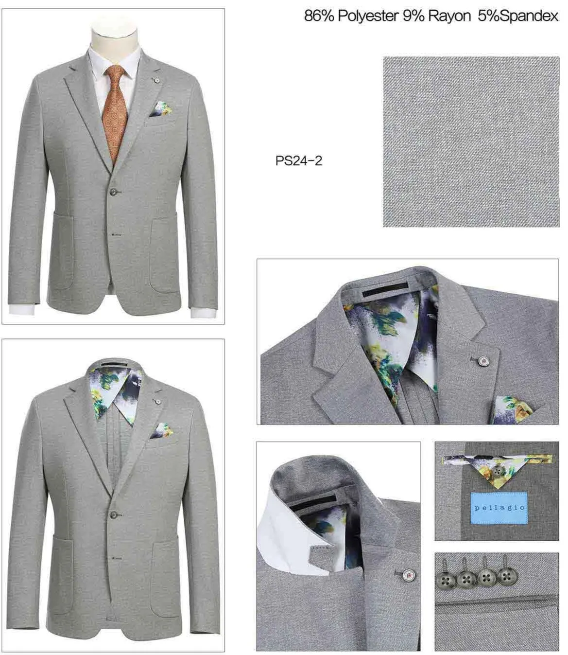 Pellagio Riserva JKT Sports Coat PS24-2