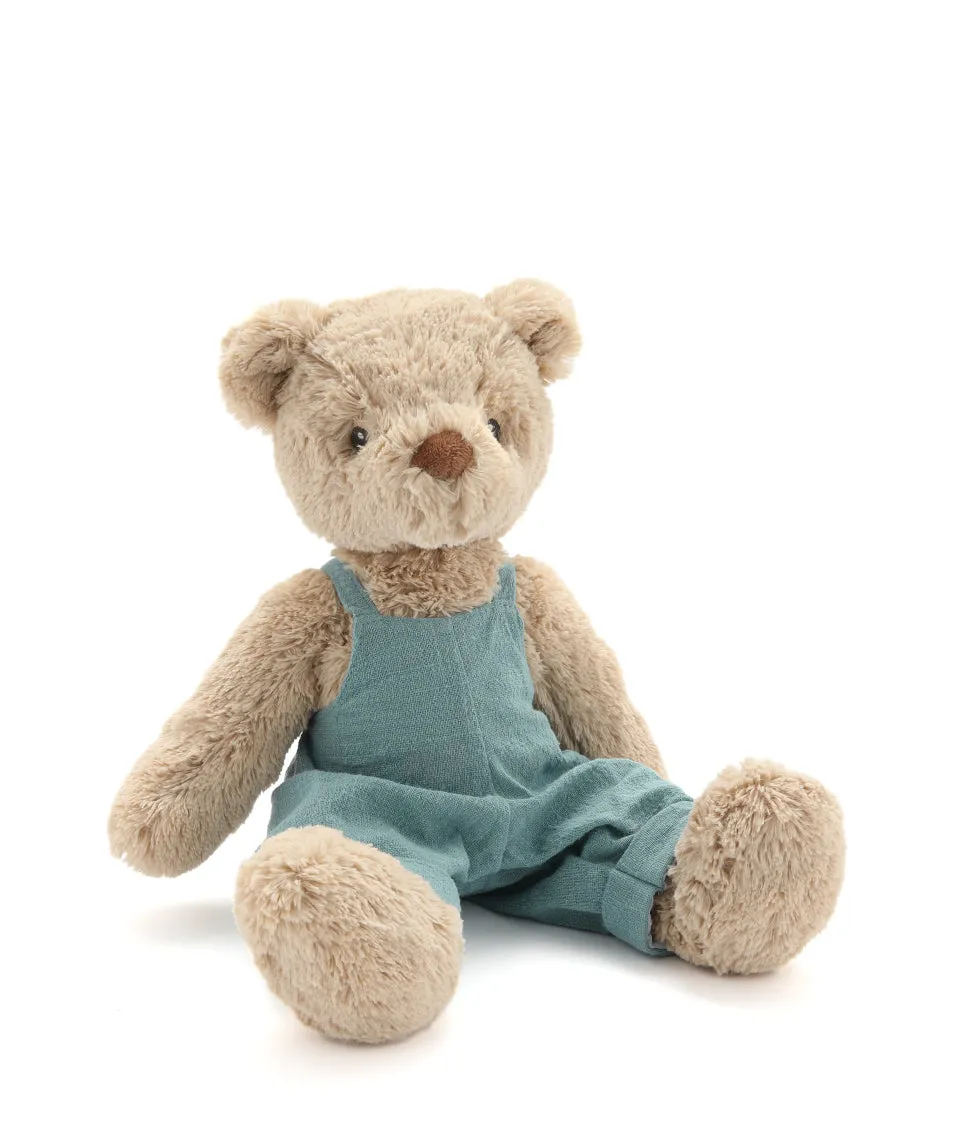 Personalised Bear - Mr Honey Bear Blue Overalls