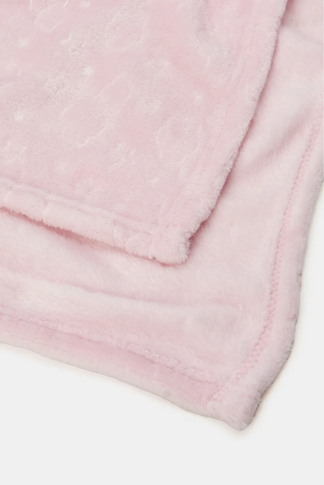 Pink Teddy Toy Blanket Set (2 Piece)