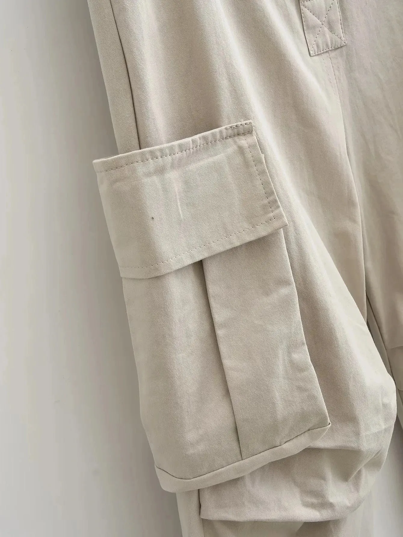 Pocket Detail Cargos in Black, Grey, Orange or Beige