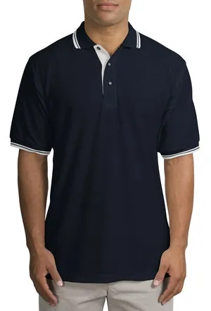 Port Authority - Silk Touch Sport Shirt with Stripe Trim.  K501