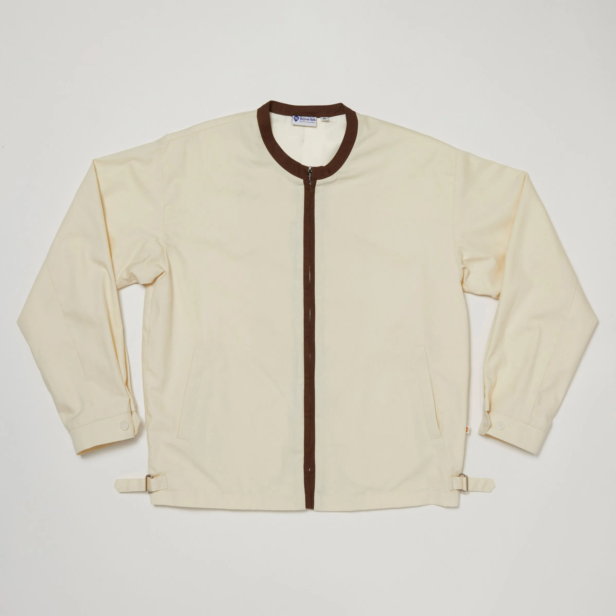 Port Coat III (Ivory x Brown)