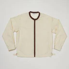 Port Coat III (Ivory x Brown)