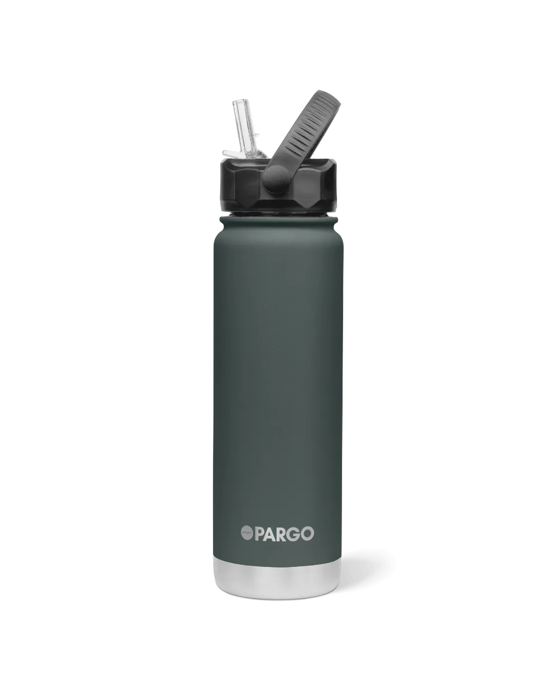 Project Pargo 750mL Insulated Bottle w/ Straw Lid - BBQ Charcoal