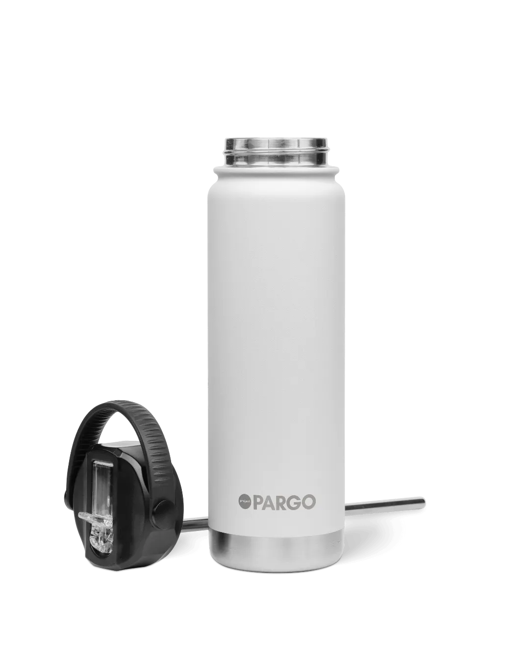 Project Pargo 750mL Insulated Bottle w/ Straw Lid - Bone White