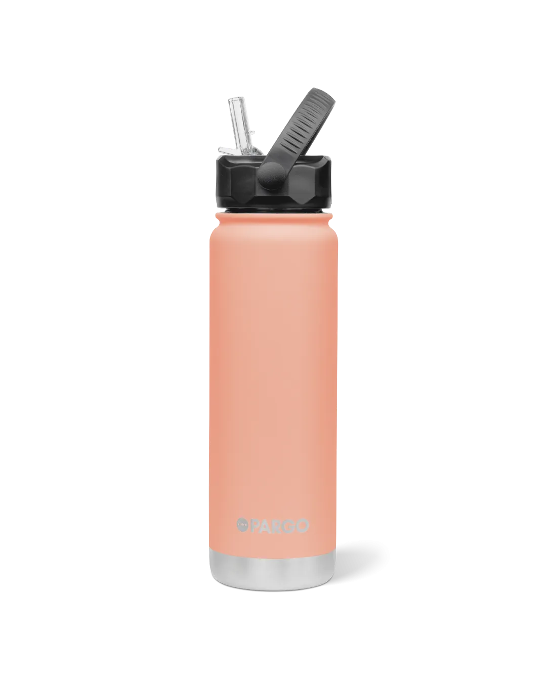 Project Pargo 750mL Insulated Bottle w/ Straw Lid - Coral Pink