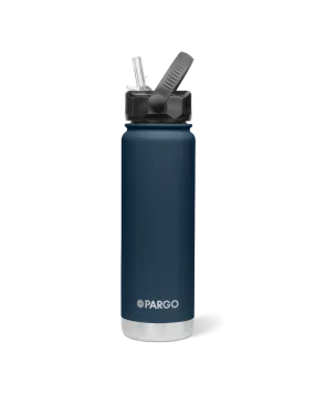 Project Pargo 750mL Insulated Bottle w/ Straw Lid - Deep Sea Navy