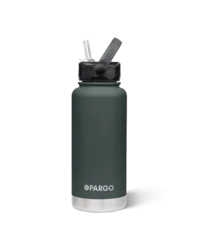 Project Pargo 950mL Insulated Bottle w/ Straw Lid - BBQ Charcoal