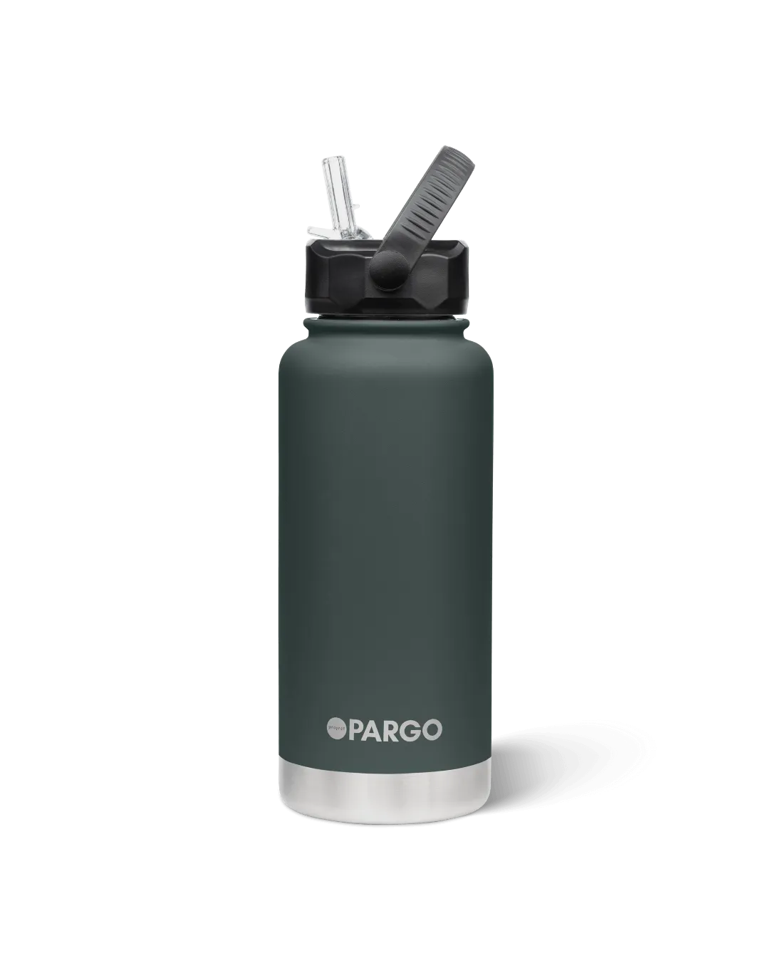 Project Pargo 950mL Insulated Bottle w/ Straw Lid - BBQ Charcoal