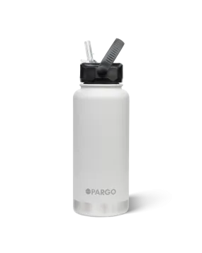 Project Pargo 950mL Insulated Bottle w/ Straw Lid - Bone White