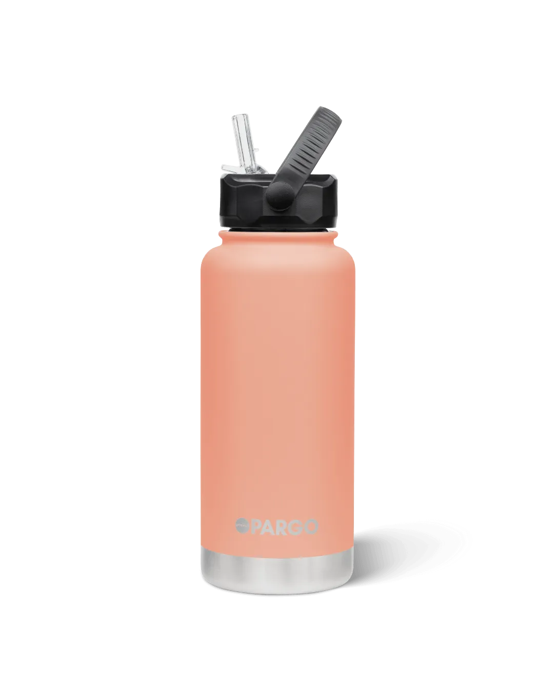 Project Pargo 950mL Insulated Bottle w/ Straw Lid - Coral Pink