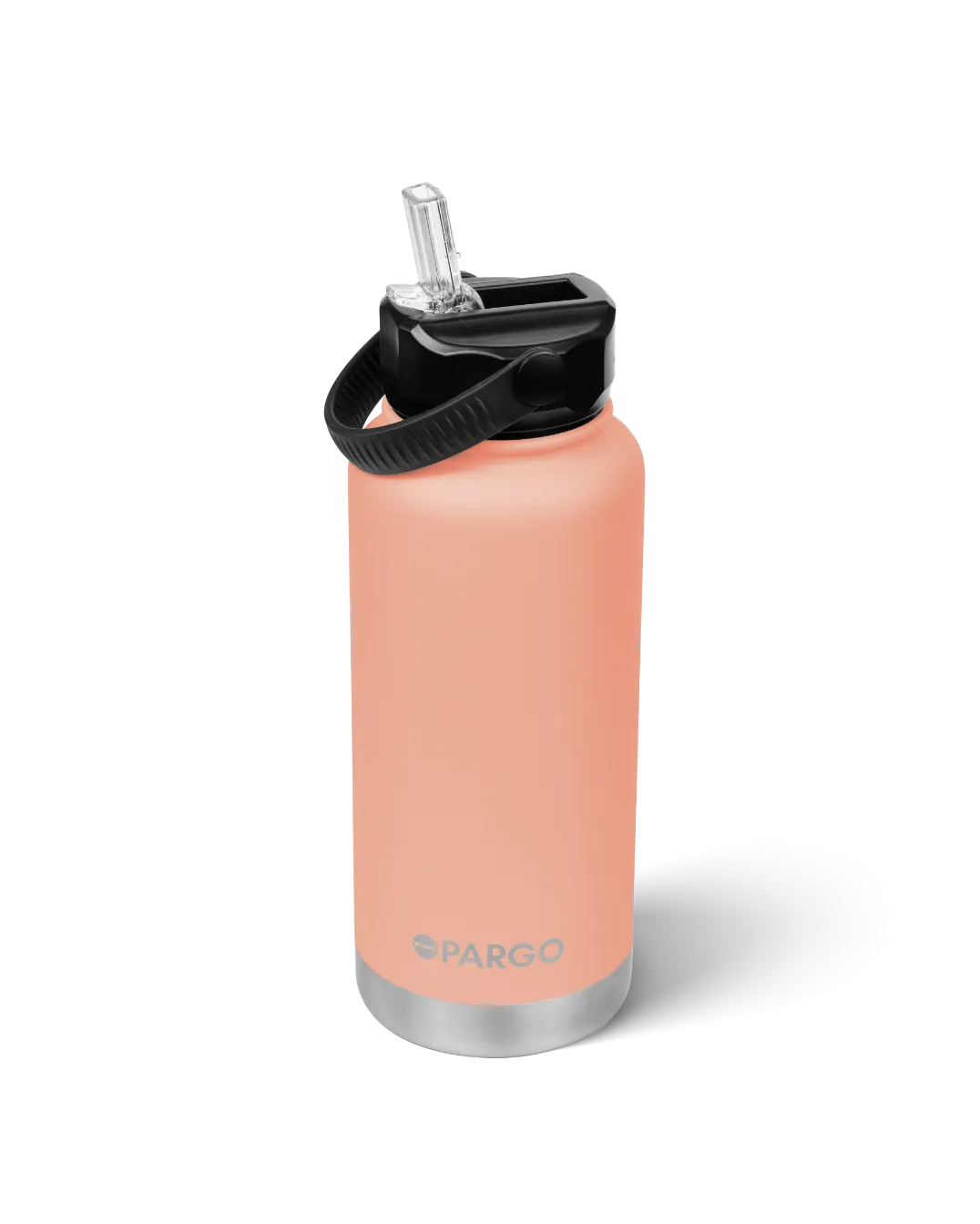 Project Pargo 950mL Insulated Bottle w/ Straw Lid - Coral Pink