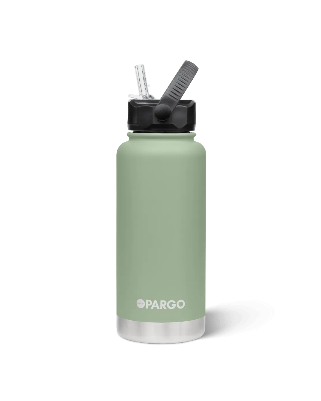 Project Pargo 950mL Insulated Bottle w/ Straw Lid - Eucalypt Green