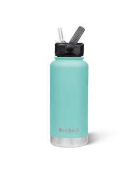 Project Pargo 950mL Insulated Bottle w/ Straw Lid - Island Turquoise