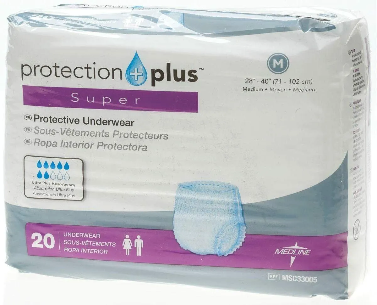 Protection Plus Super Protective Adult Underwear