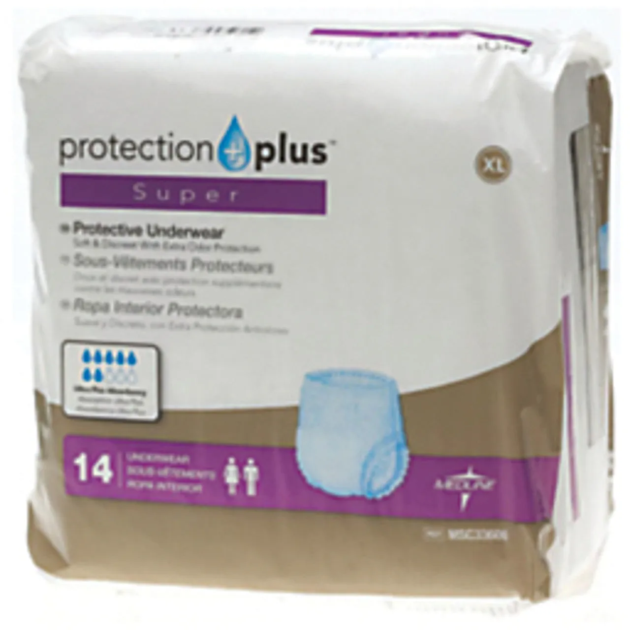 Protection Plus Super Protective Adult Underwear