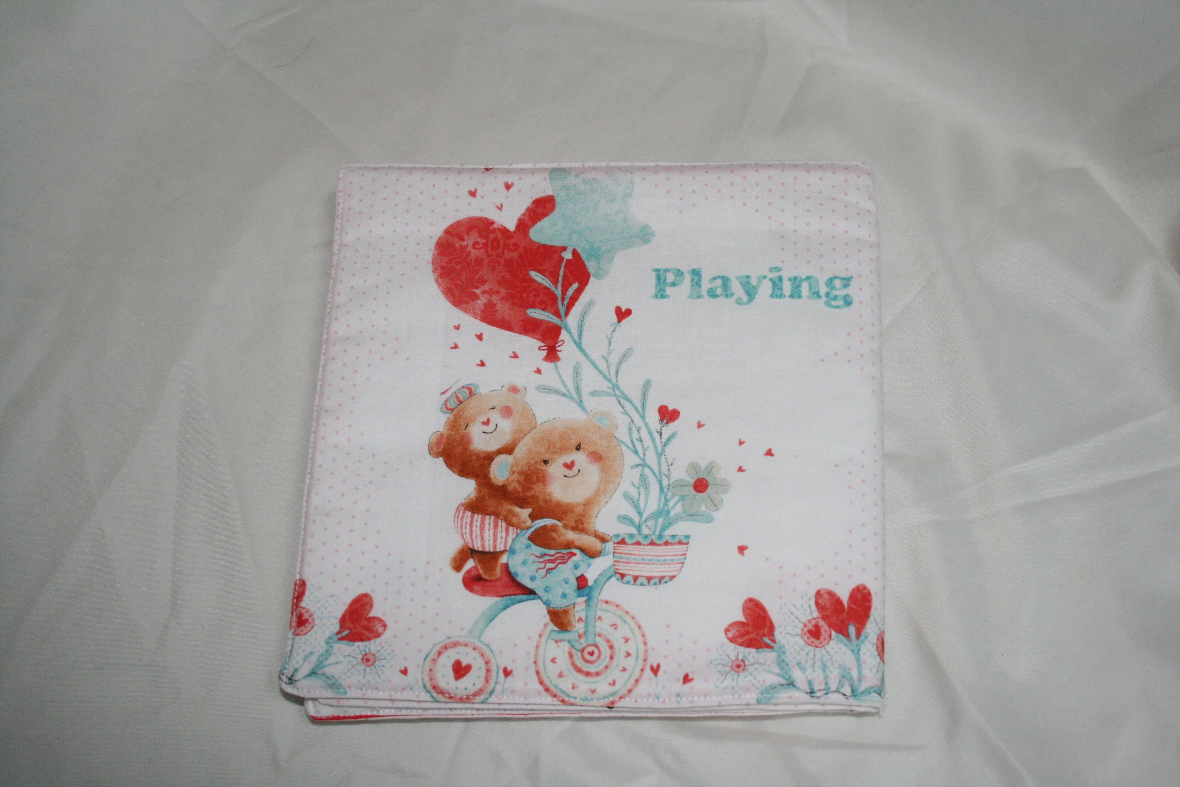 Puffy Teddy Children's Quilted Cloth Book