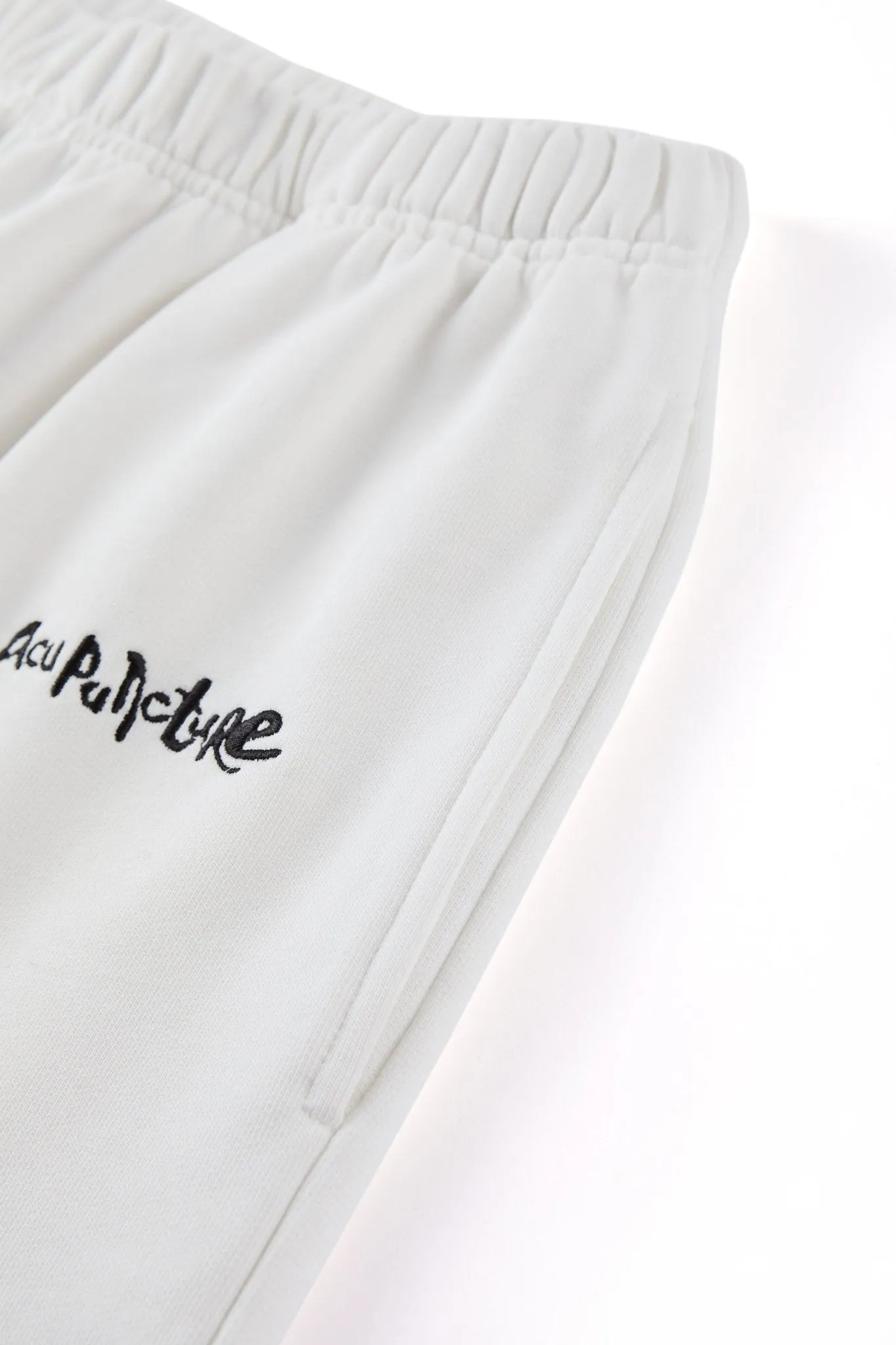 PUNWORLD FLEECE SWEATPANTS WHITE