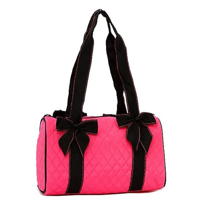 QS701 Quilted Solid Small Duffel Bag