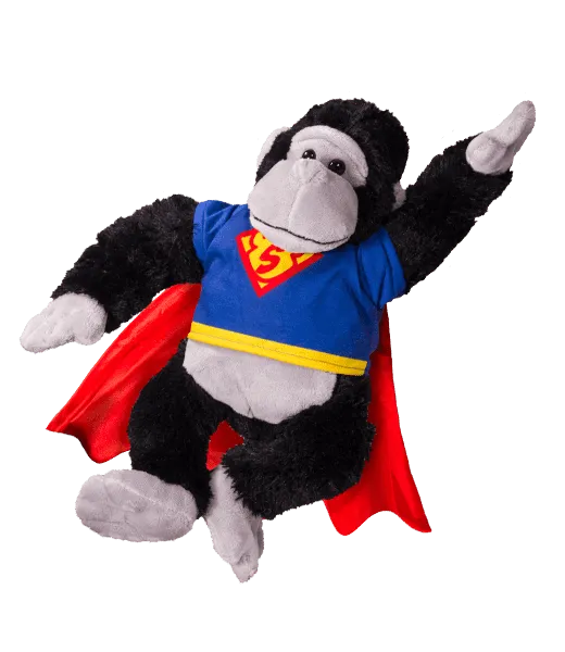 "Unleash Your Inner Hero with Bear I Can Hero Tee with Cape for Teddy Bears"