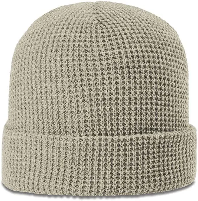 Richardson 146 Waffle Knit Beanie Blank Beanie Stocking Hat