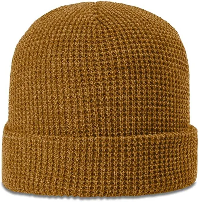 Richardson 146 Waffle Knit Beanie Blank Beanie Stocking Hat