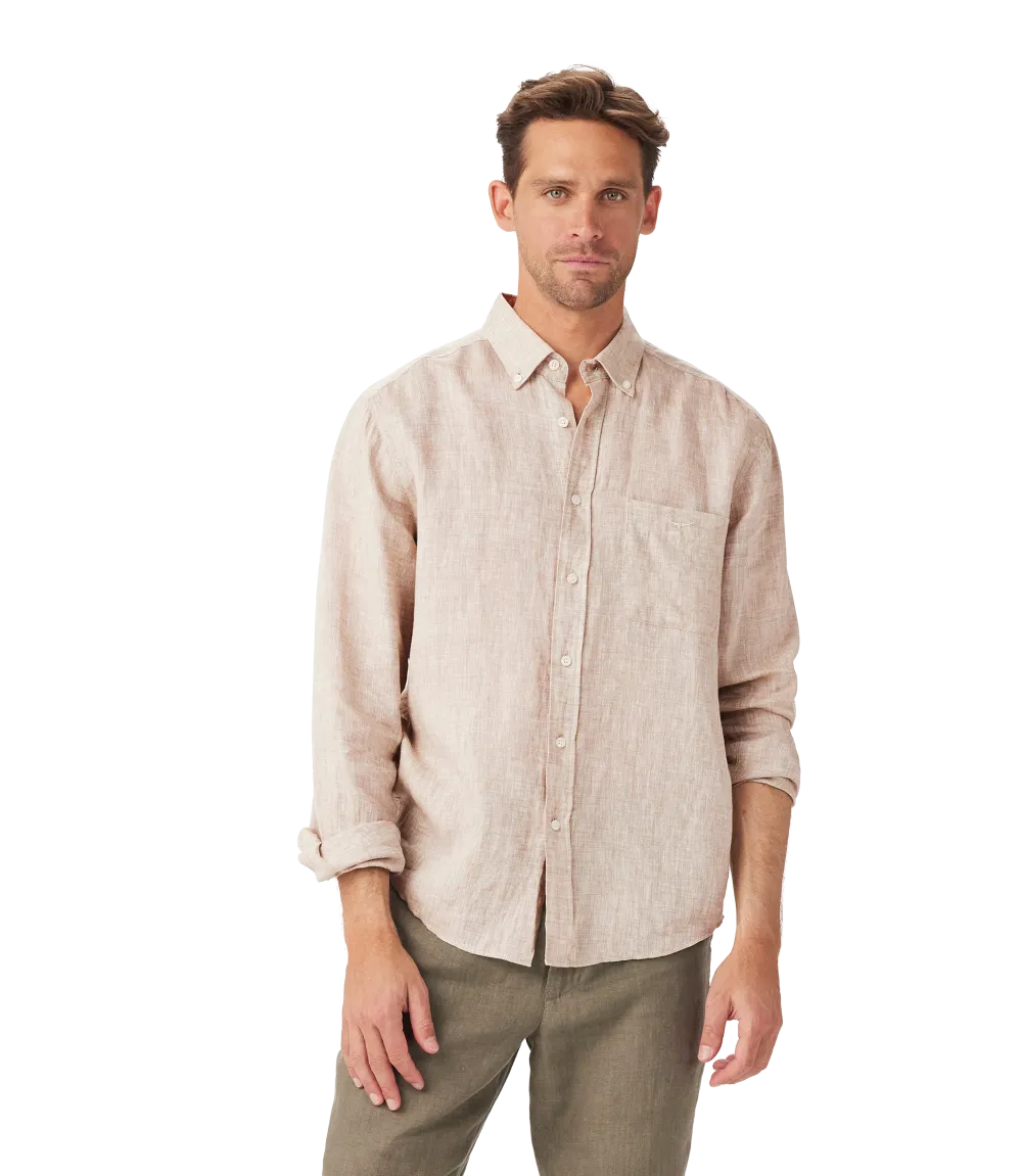 R.M.Williams - Classic Shirt - Linen - Oatmeal