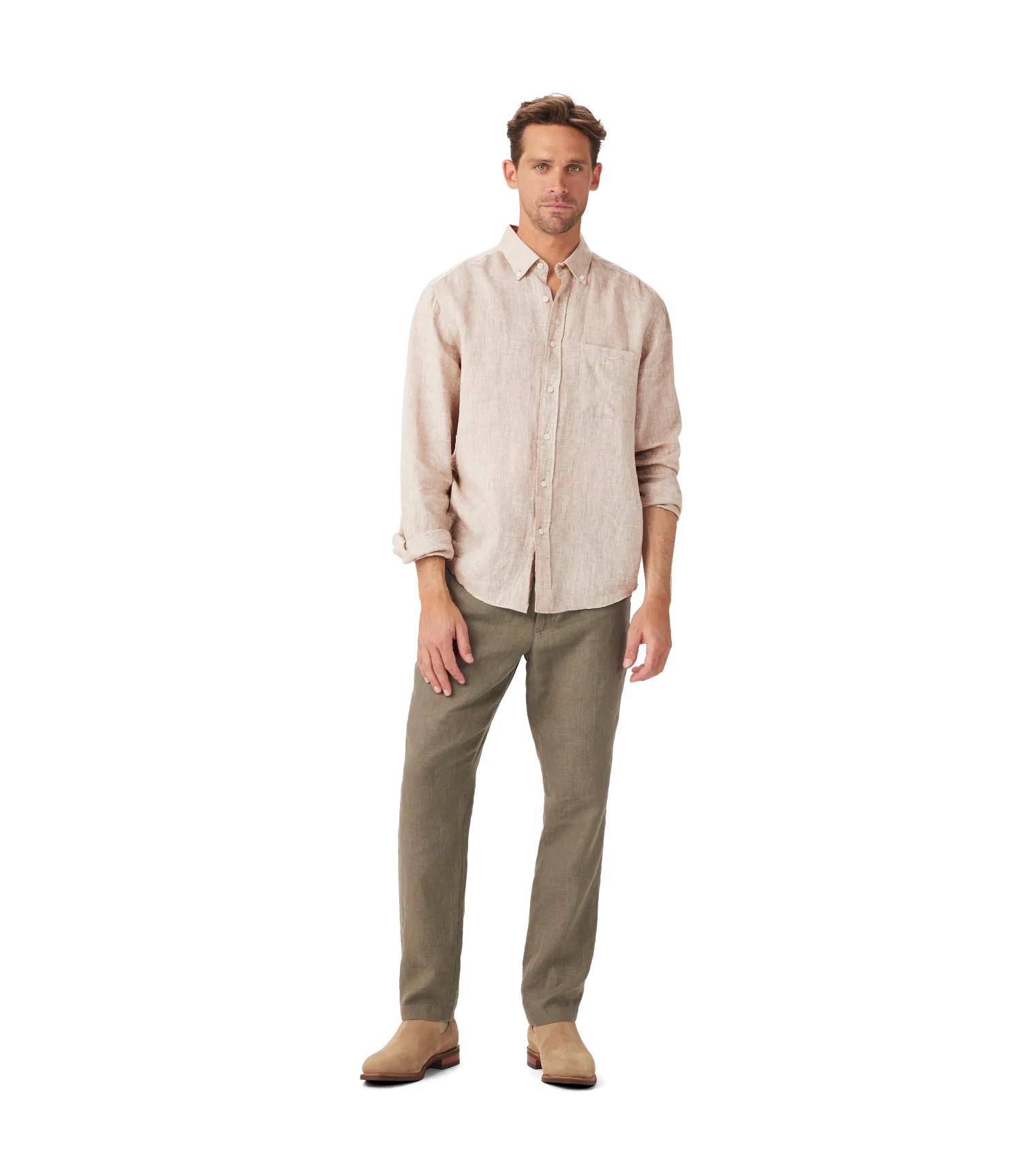 R.M.Williams - Classic Shirt - Linen - Oatmeal