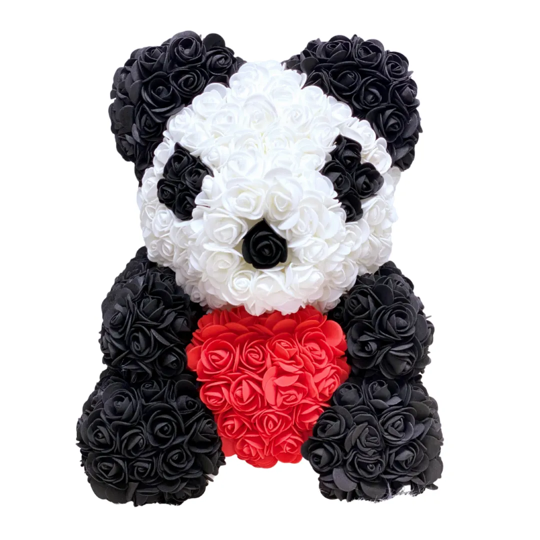 Rose Teddy Bear | Panda