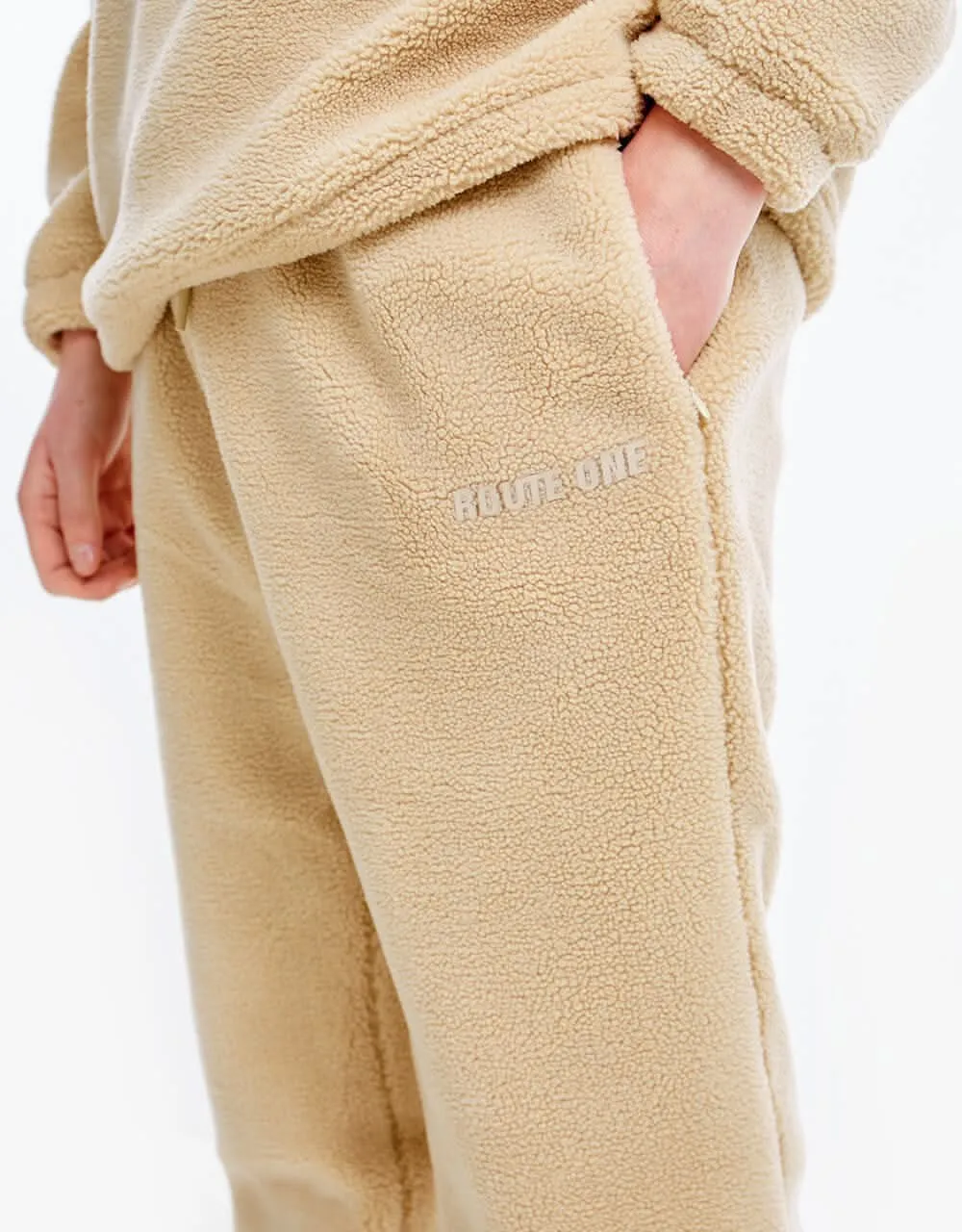 Route One Ursa Fleece Pants - Sand