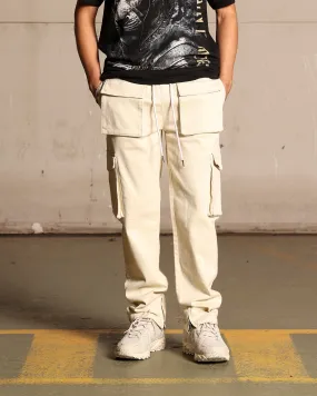 Saint Morta Infantry Relaxed Cargo Pants Off White