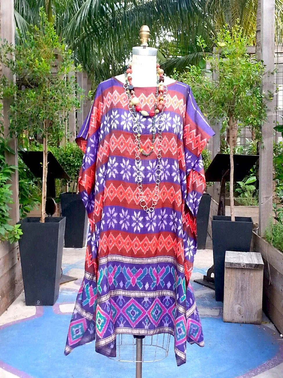 Silk Caftan Almost Famous Collection - Pocahantas