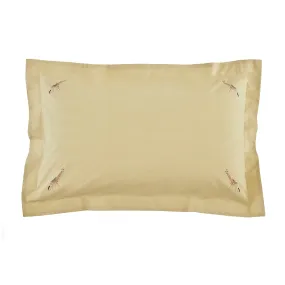 Sophie Allport Zsl Giraffe Oxford Pillowcase Mustard