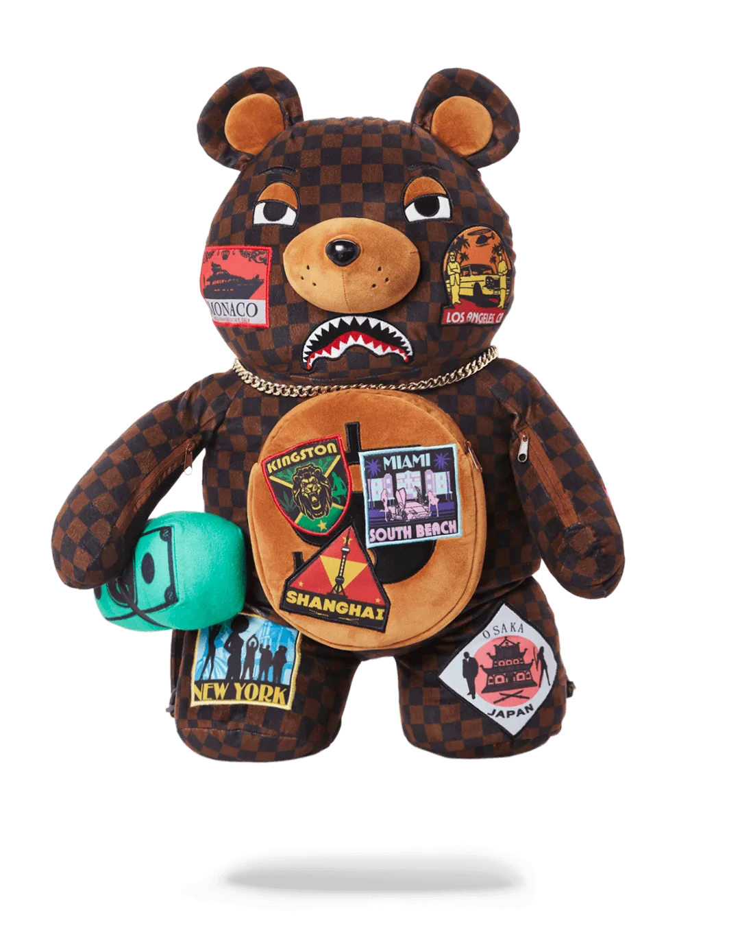 Sprayground Backpack teddy bear Brown