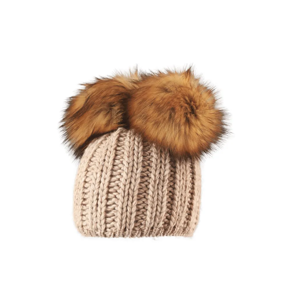 Starling - Teddy Two Pom Beanie