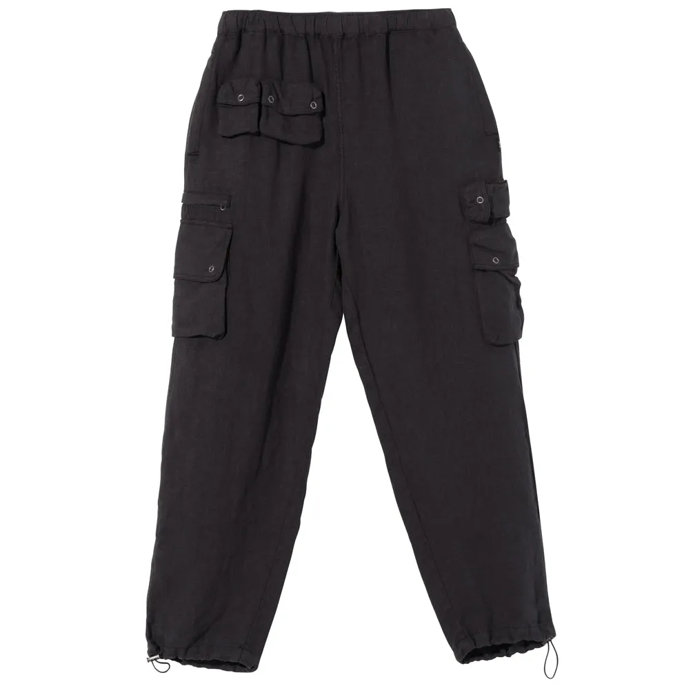 STÜSSY LINEN UTILITY PANT // BLACK