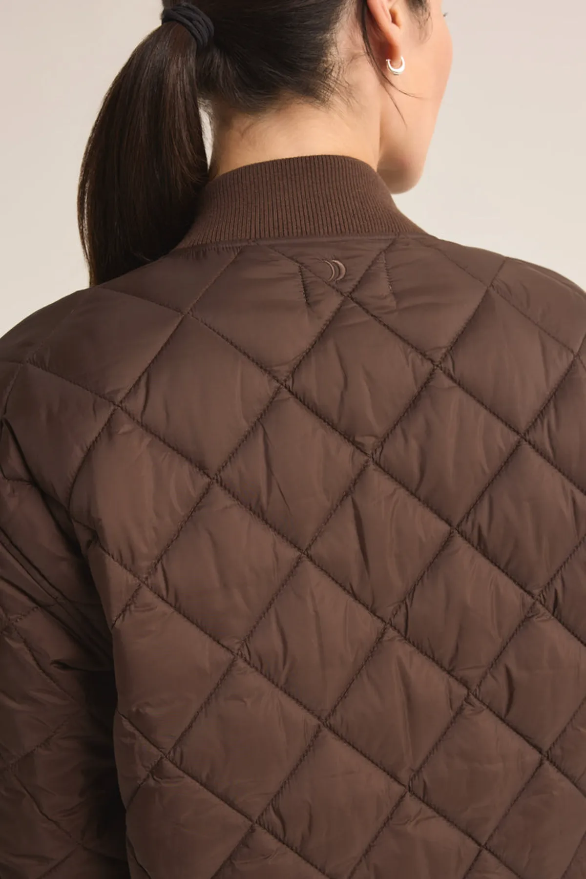 Sunrise Quilted Bomber Jacket