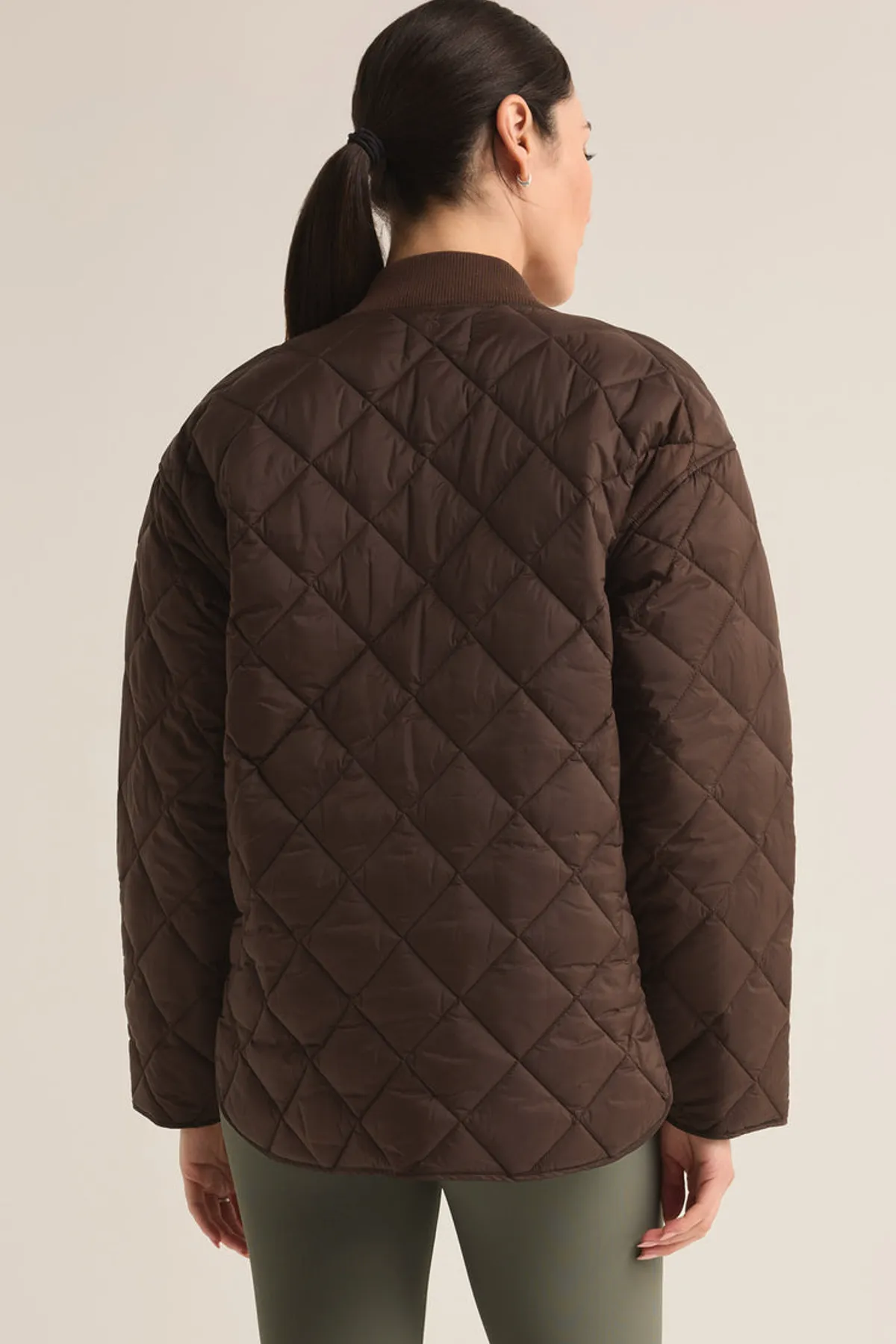 Sunrise Quilted Bomber Jacket