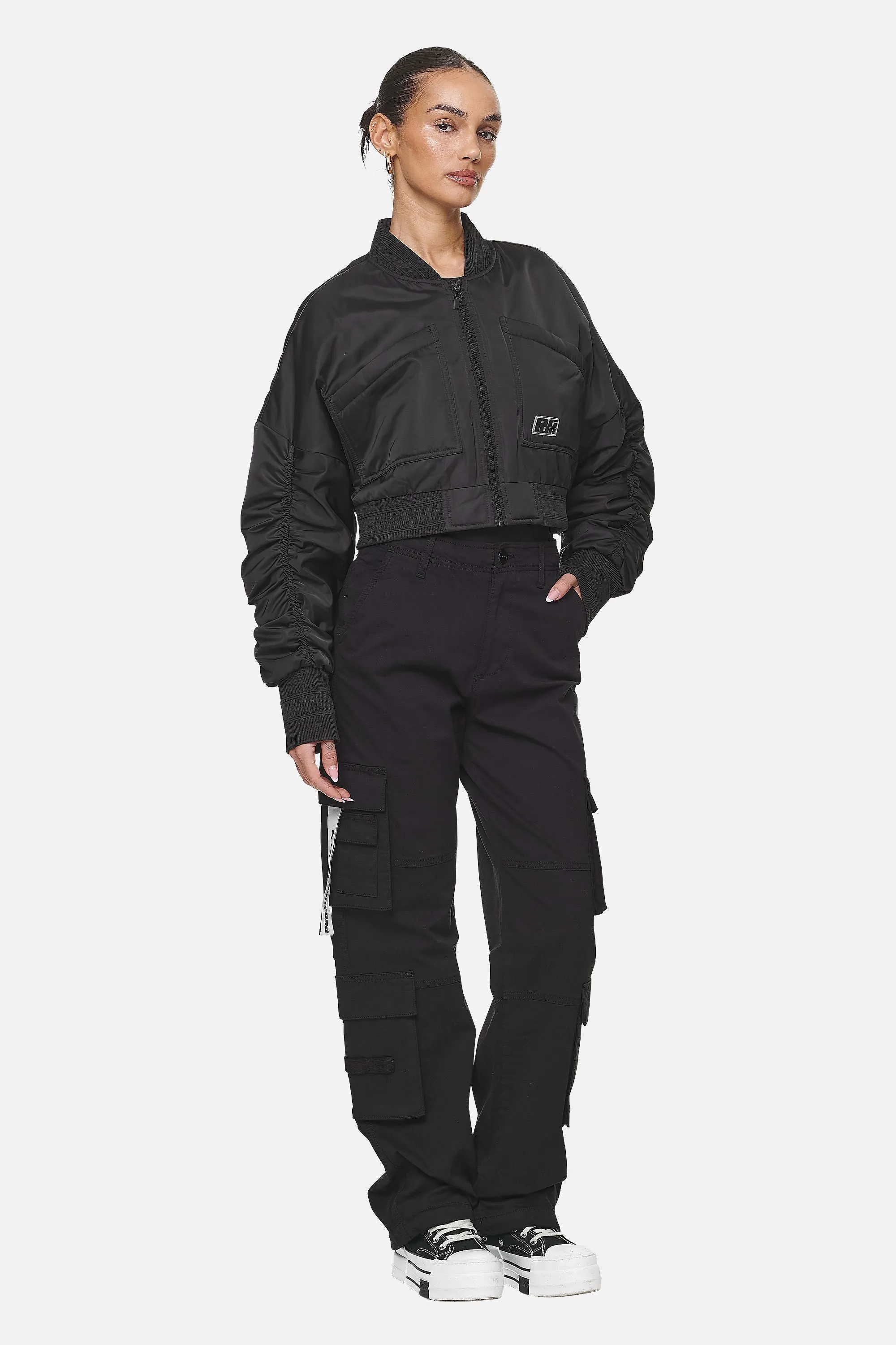 Tanami Wide Cargo Pants Black