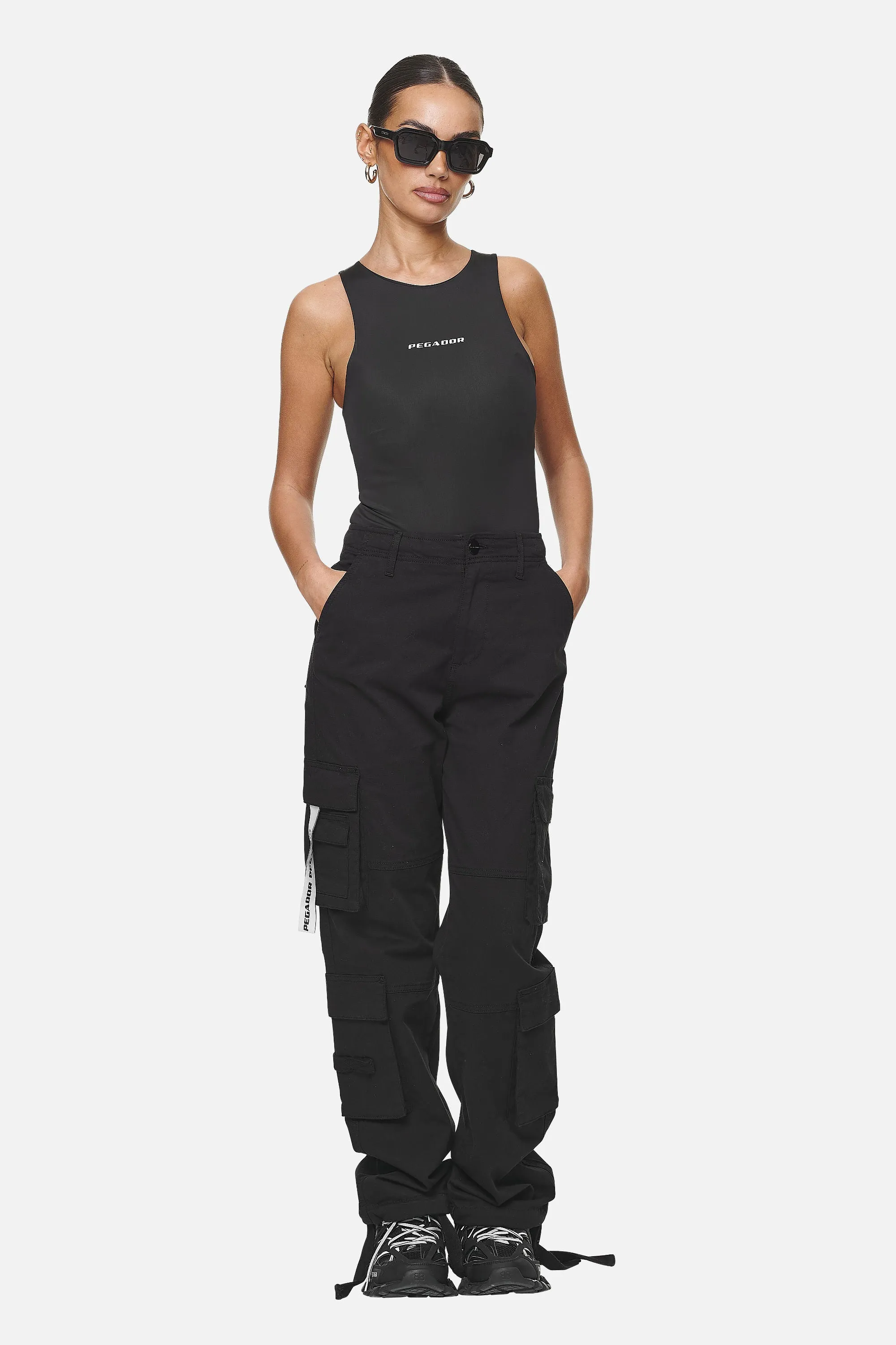 Tanami Wide Cargo Pants Black