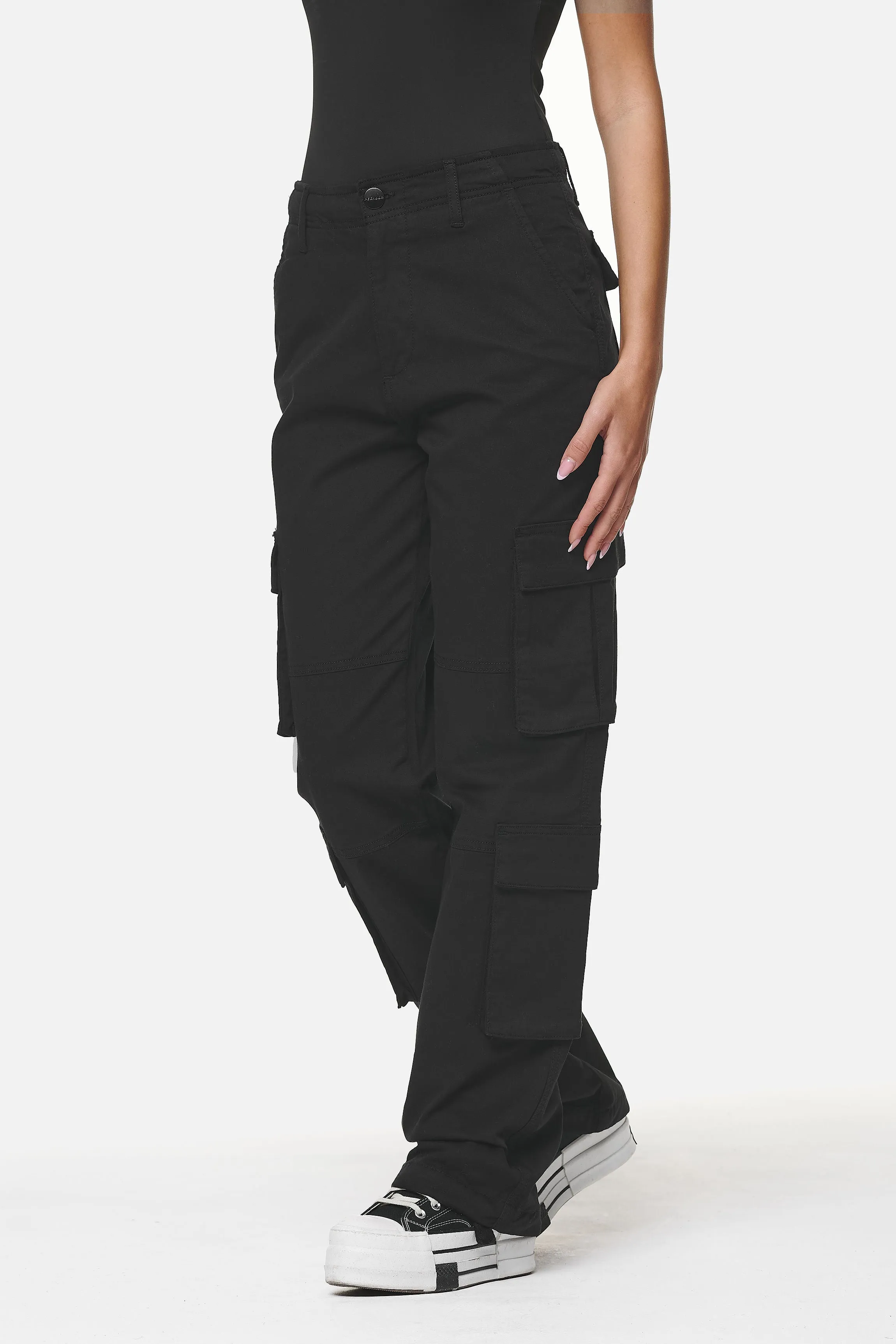 Tanami Wide Cargo Pants Black