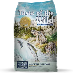 Taste of the Wild with Ancient Grains Ancient Stream Recipe with Salmon Dry Dog Food