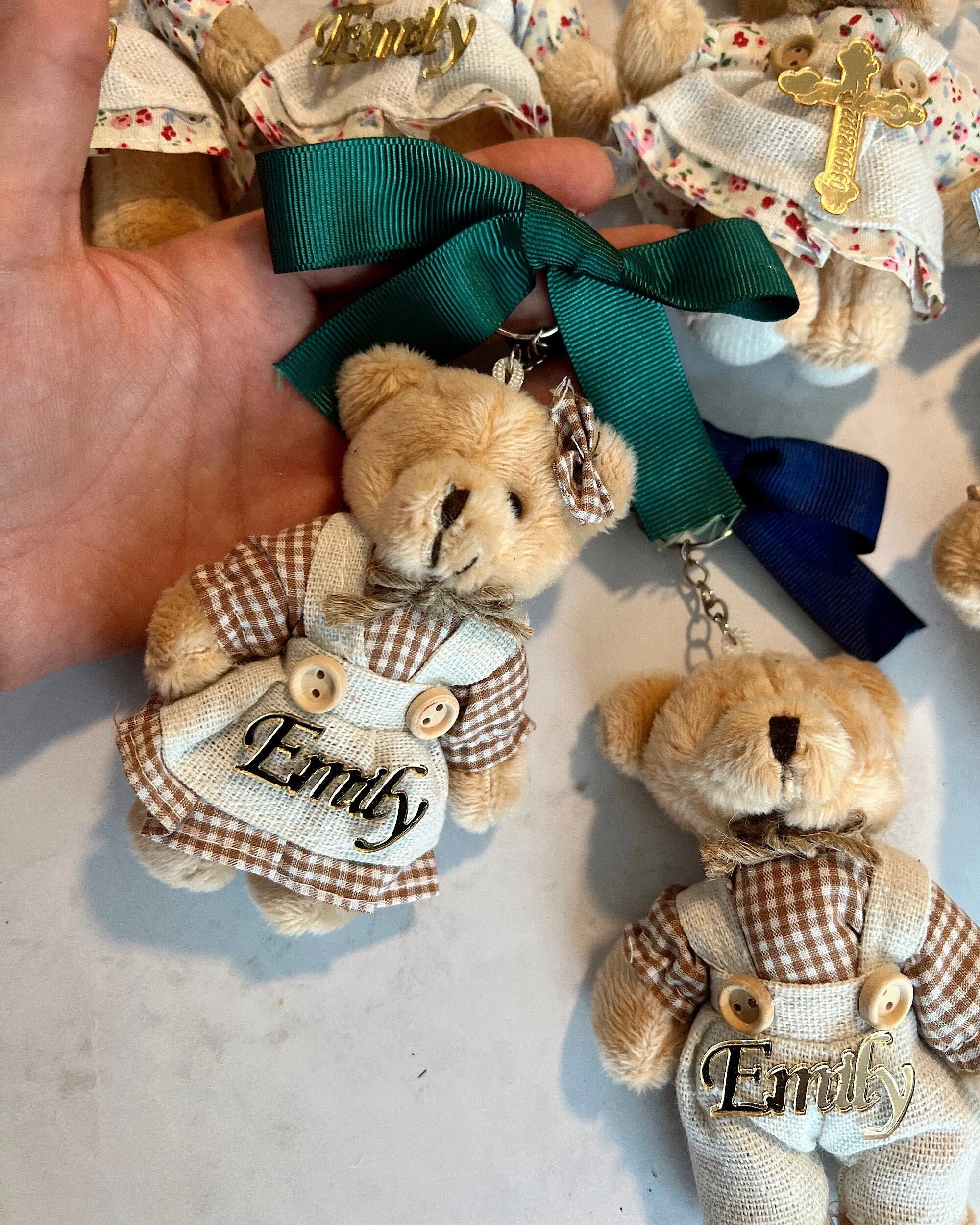 Teddy Bear Keychain Baby Shower Favors - Uniq Favors