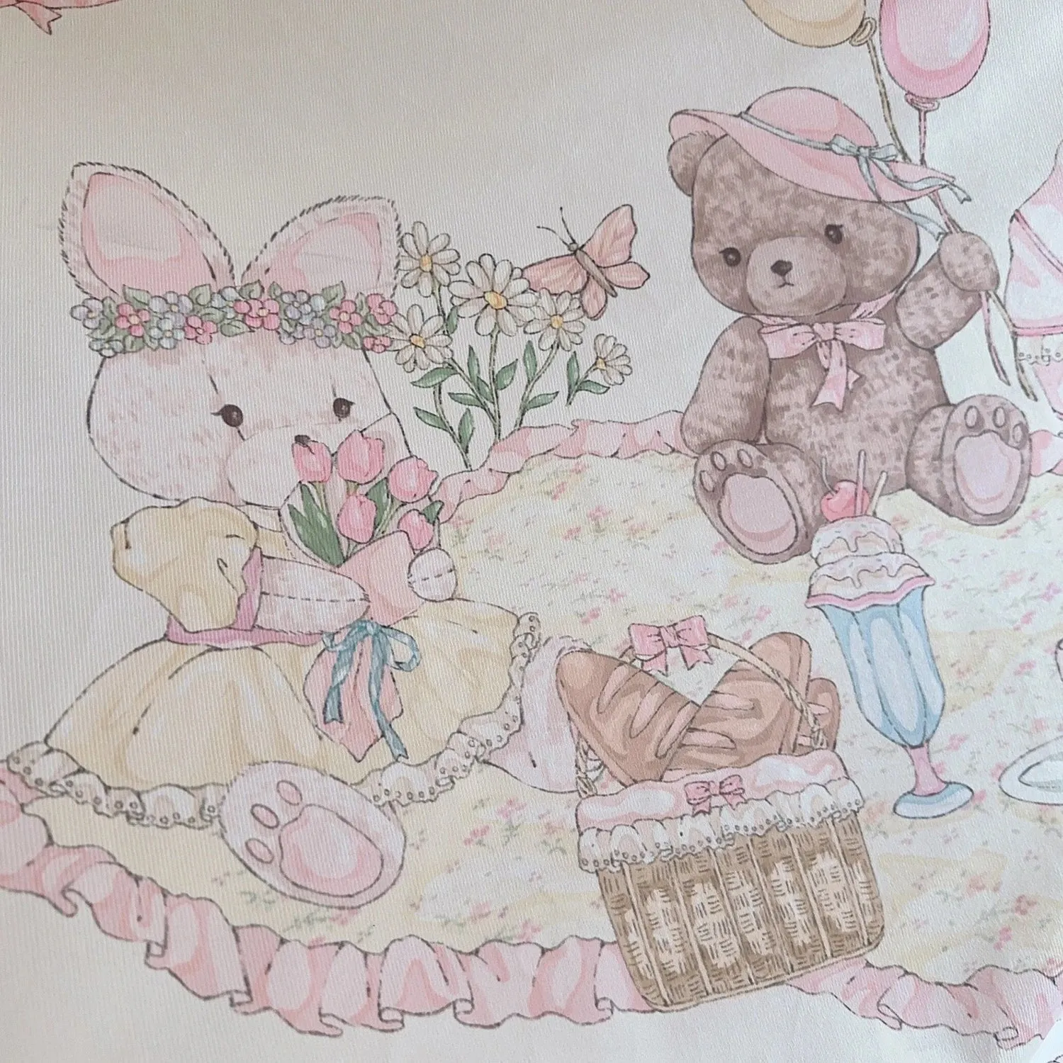 Teddy Bear Picnic Wall Tapestry