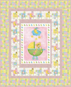 Teddy Bear Twist Quilt Pattern LOB-130w  - Wholesale Product