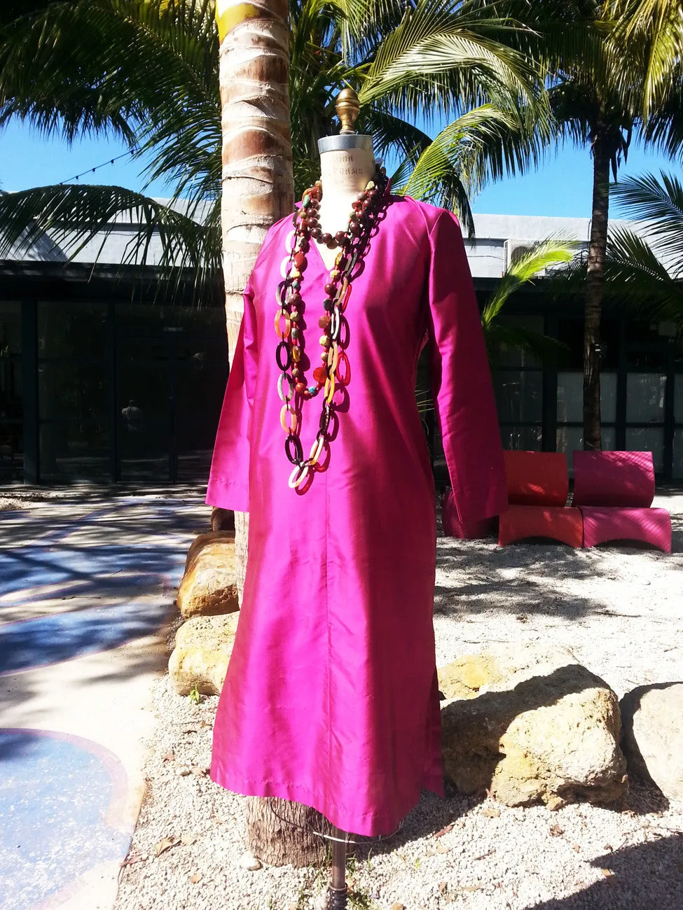 Thai Silk Tunic Dress