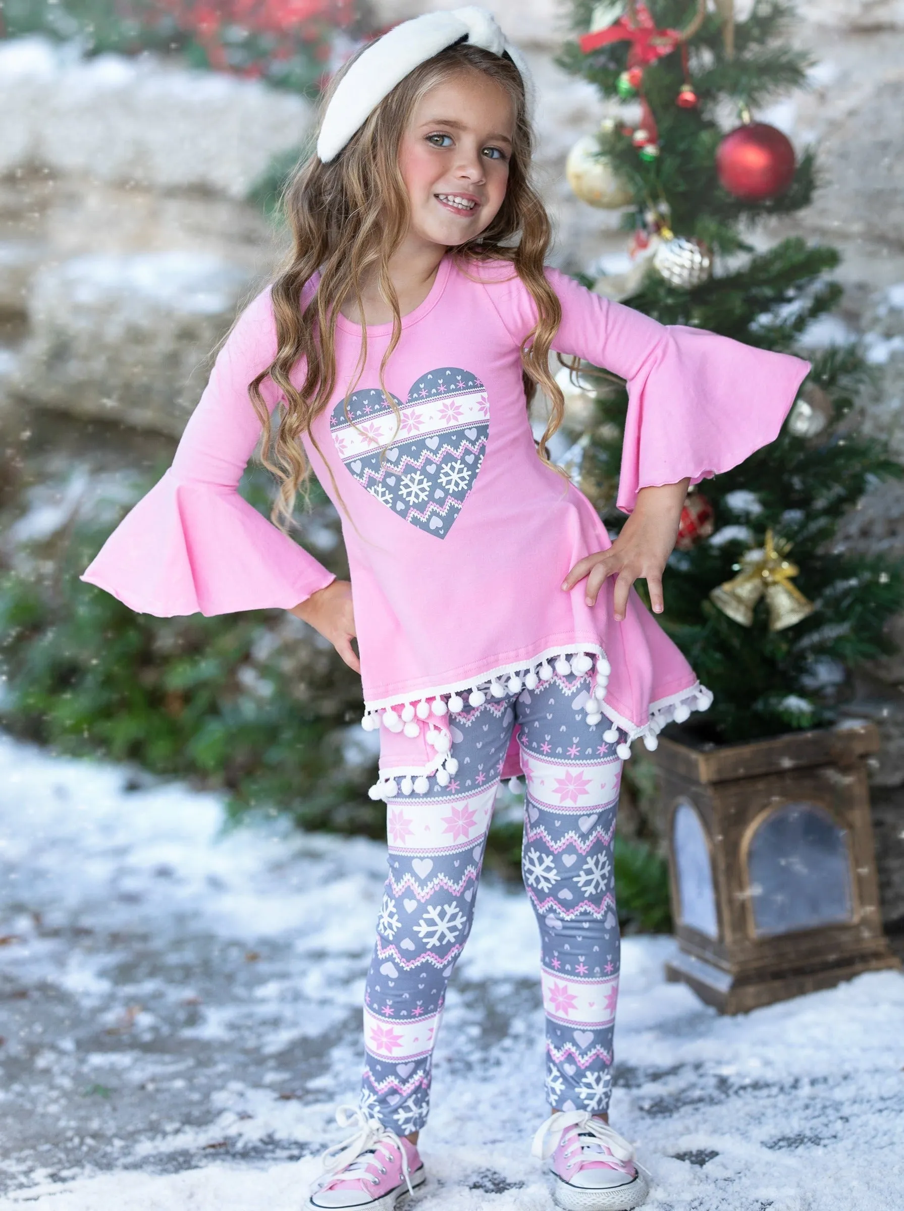 The Coziest Winter Print Legging Set