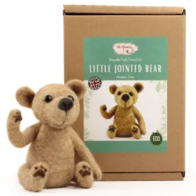 The Makerss - Little Jointed Vintage Bear Needle Felt Kit