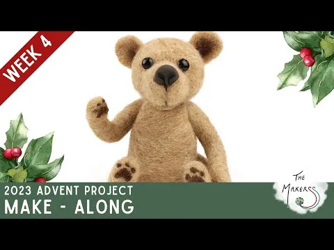 The Makerss - Little Jointed Vintage Bear Needle Felt Kit