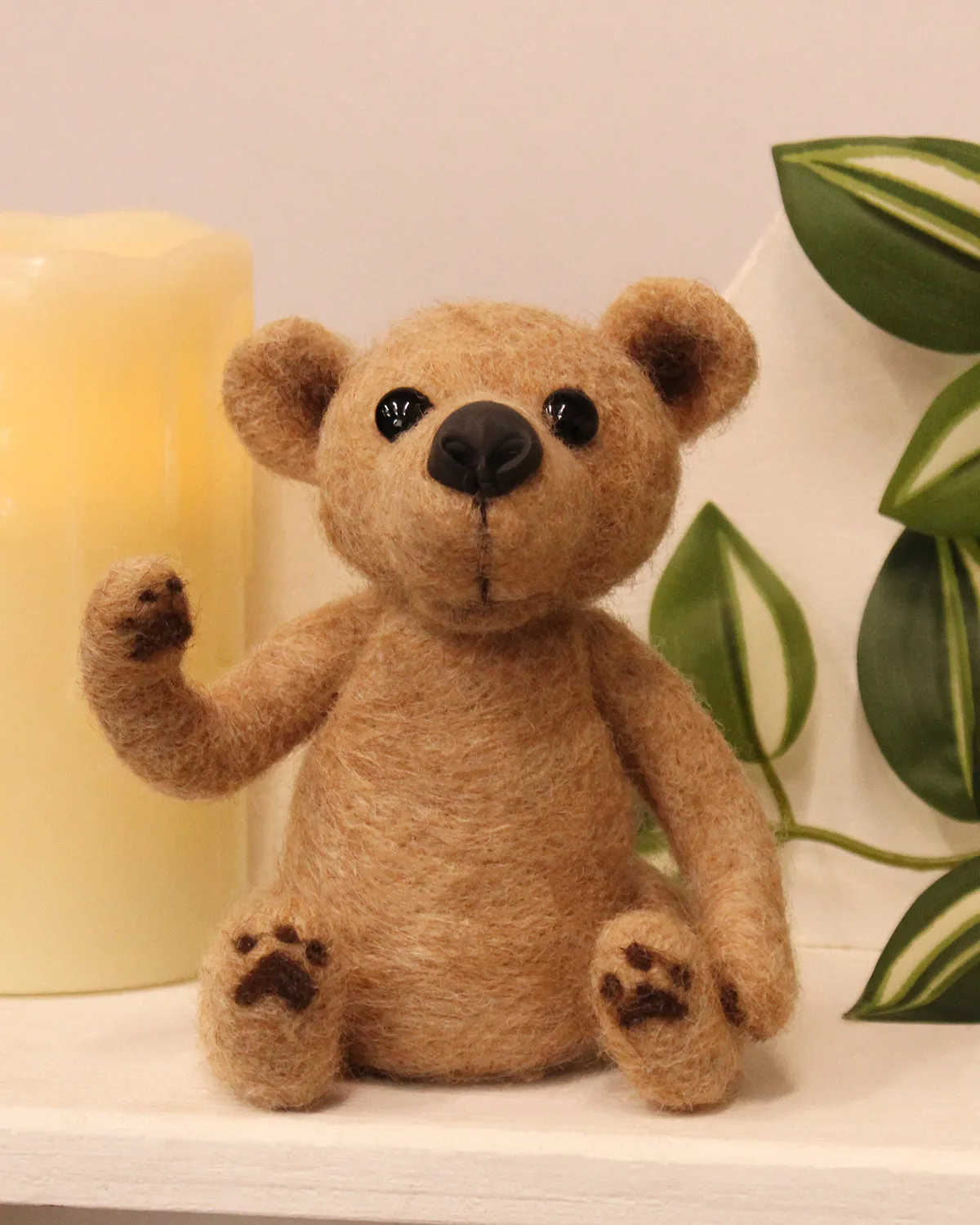 The Makerss - Little Jointed Vintage Bear Needle Felt Kit